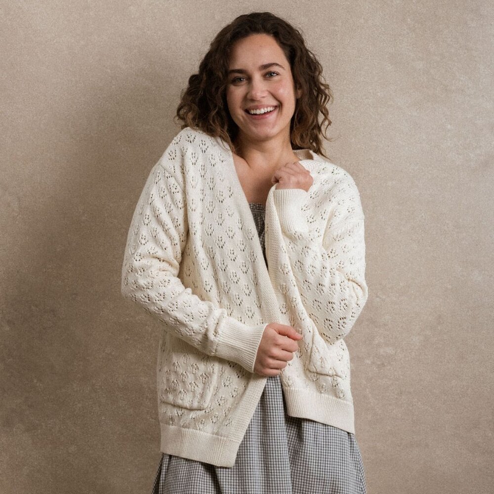 Neuflora Cassis Cardigan - Cream